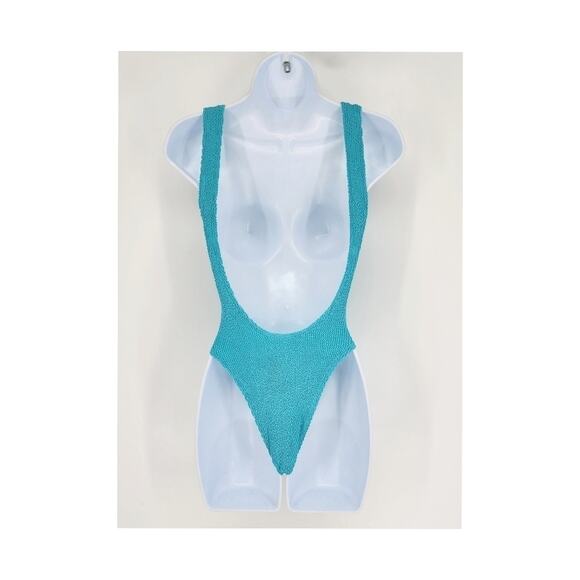 Nwtg Bond-Eye One Piece Cyan Recycled Swimsuit One Size - Picture 6 of 7